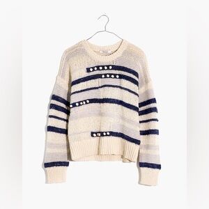Madewell Grandover Bobble Pullover Sweater Size XL